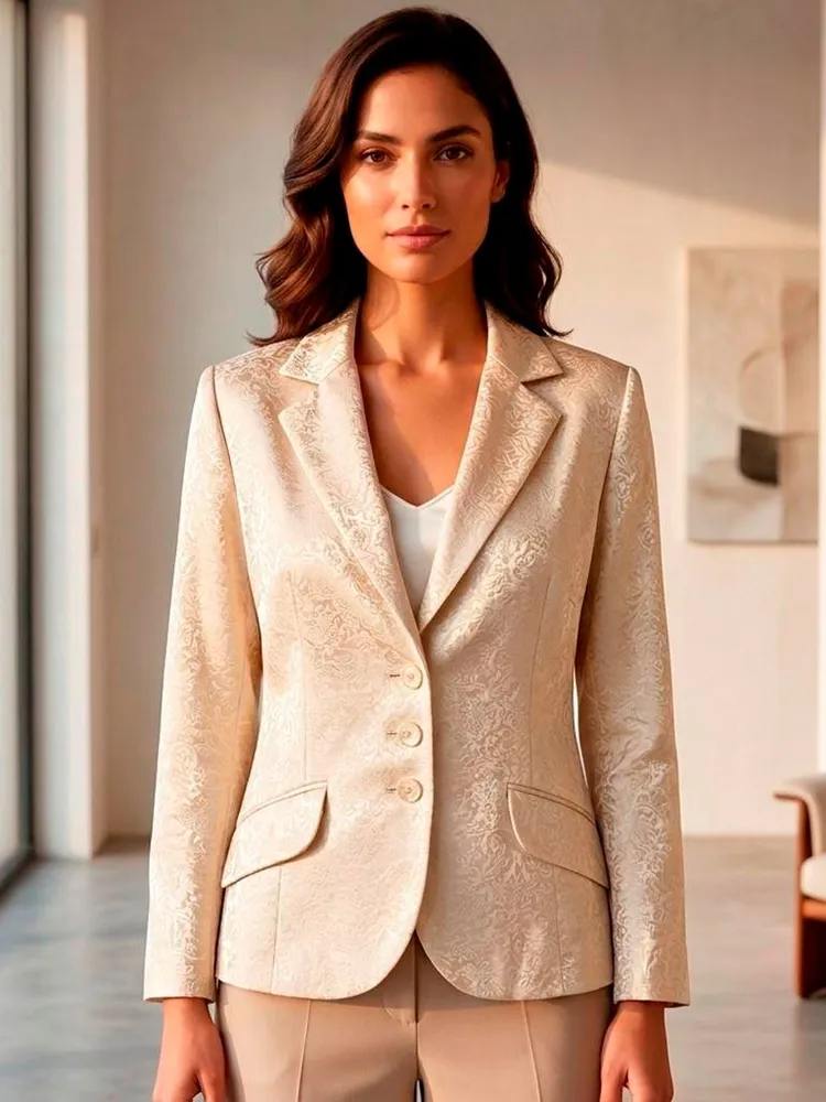 Blazer Pérola Jacquard - Tam. M