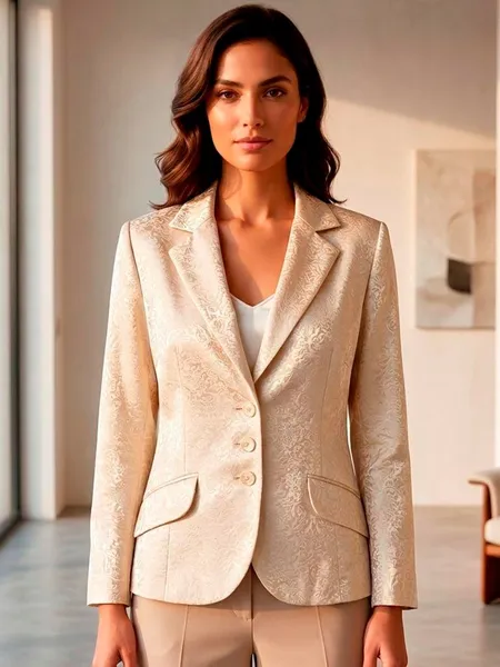 Blazer Pérola Jacquard - Tam. M