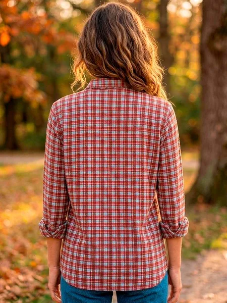 Camisa Flanelada Xadrez - Tam. M