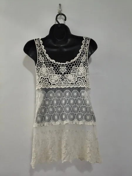Regata Creme de Renda Boho - Tam. P