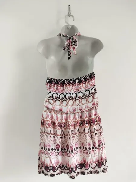 Vestido Estampado com Estampa Geométrica - Tam. P