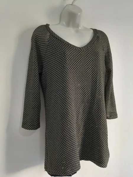 Blusa Feminina Preta e Dourada - Tam. M