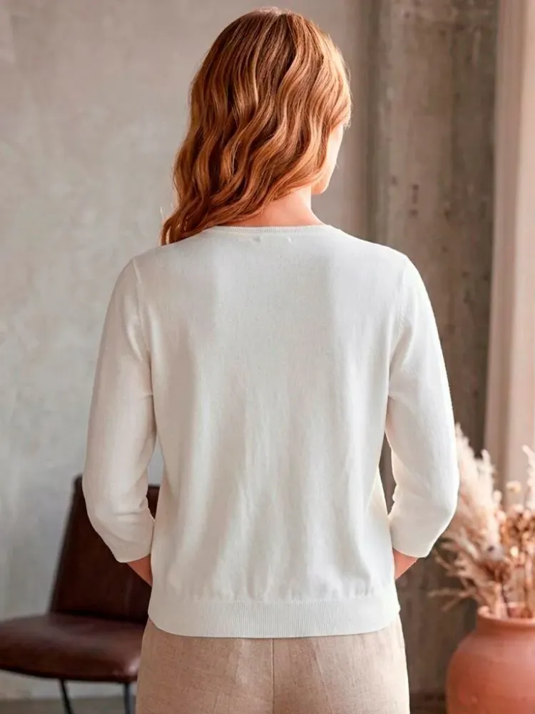 Casaquinho Cardigan CAROLINA HERRERA - Tam. M