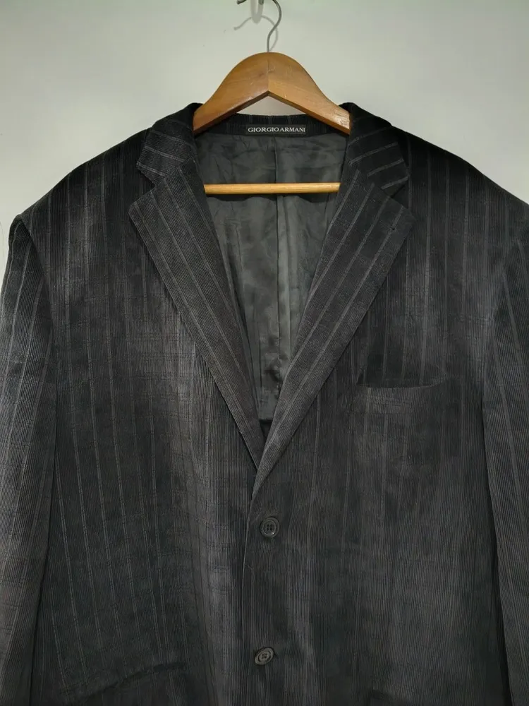 Blazer Masculino Giorgio Armani de Veludo Original - Tam. GG