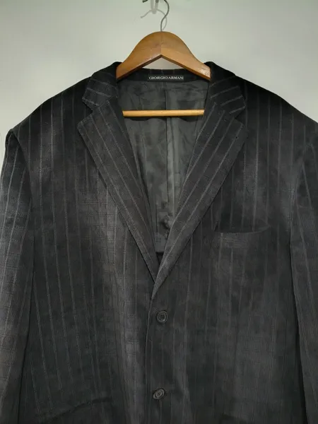 Blazer Masculino Giorgio Armani de Veludo Original - Tam. GG