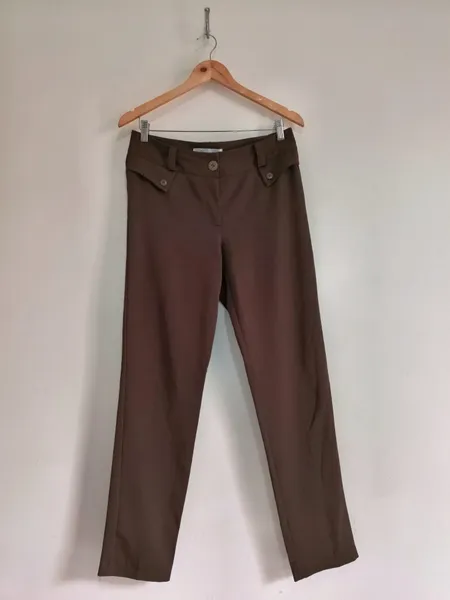 Calça de Alfaiataria Feminina Marrom - Tam. 42