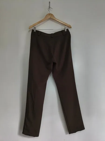 Calça de Alfaiataria Feminina Marrom - Tam. 42