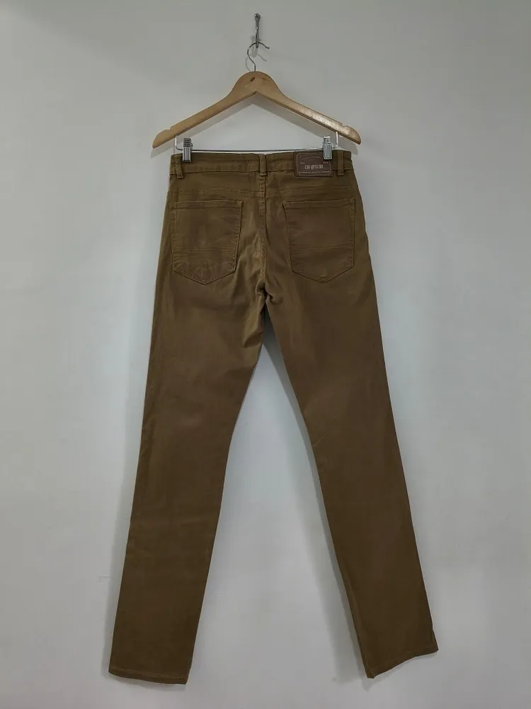 Calça Jeans Masculina Reta Caramelo - Tam. 40
