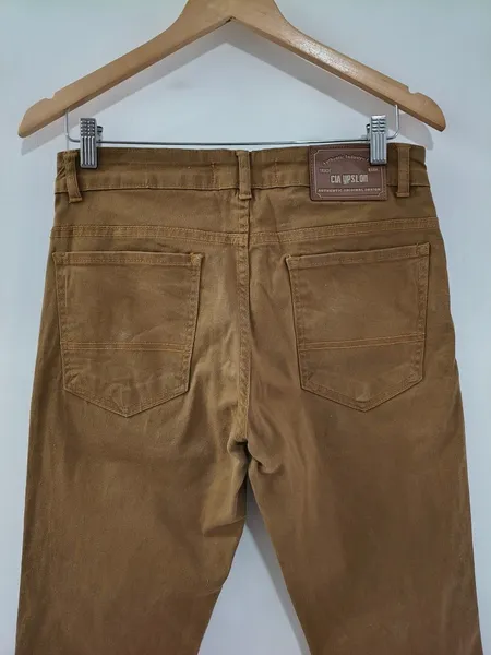 Calça Jeans Masculina Reta Caramelo - Tam. 40
