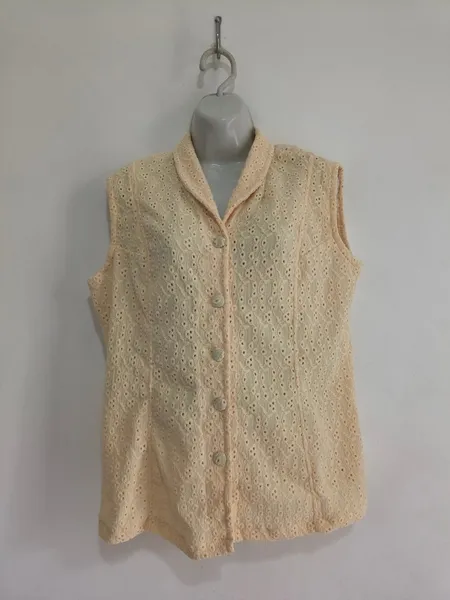 Regata Camisa Feminina Laise Amarelo Claro - Tam. G
