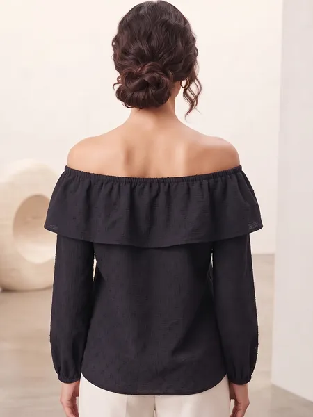 Blusa Ombro a Ombro Preta da MICHAEL KORS - Tam. M