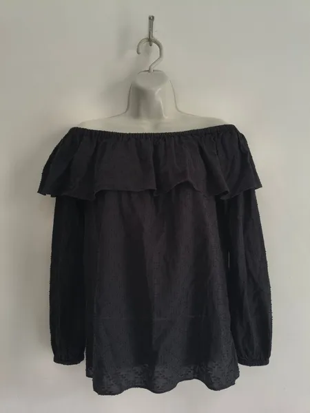 Blusa Ombro a Ombro Preta da MICHAEL KORS - Tam. M