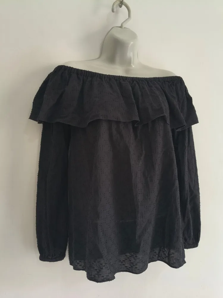 Blusa Ombro a Ombro Preta da MICHAEL KORS - Tam. M