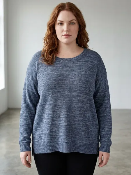 Suéter de Tricô Feminino Azul da AÉROPOSTALE - Tam. G