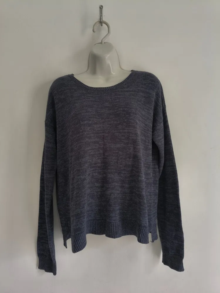 Suéter de Tricô Feminino Azul da AÉROPOSTALE - Tam. G