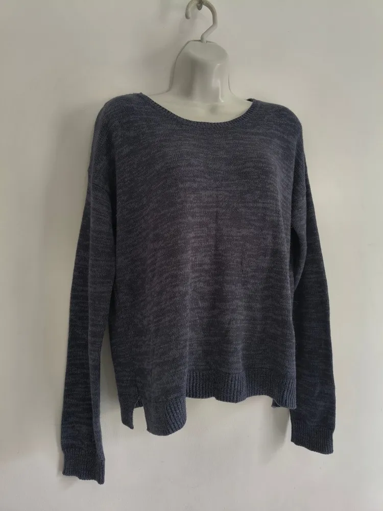 Suéter de Tricô Feminino Azul da AÉROPOSTALE - Tam. G