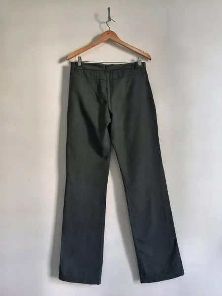 Calça Feminina de Alfaiataria Cinza - Tam. 38