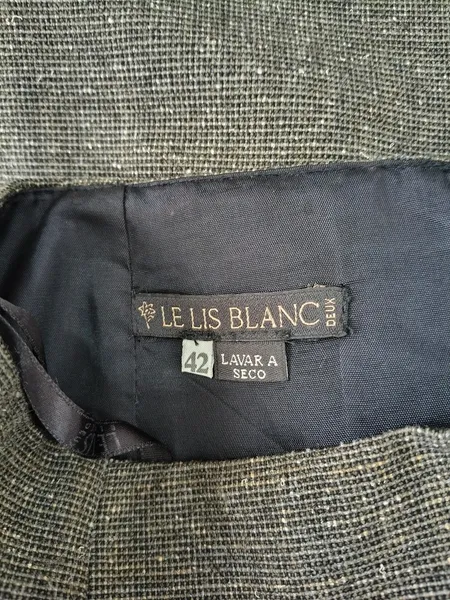 Saia de Alfaiataria Vintage CGC da LE LIS BLANC - Tam. 36