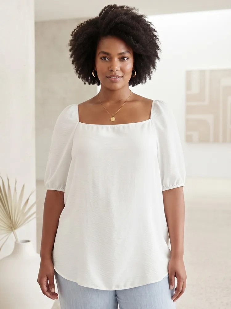 Blusa Feminina Branca da Yessica - Tam. GG