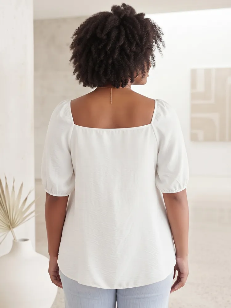 Blusa Feminina Branca da Yessica - Tam. GG