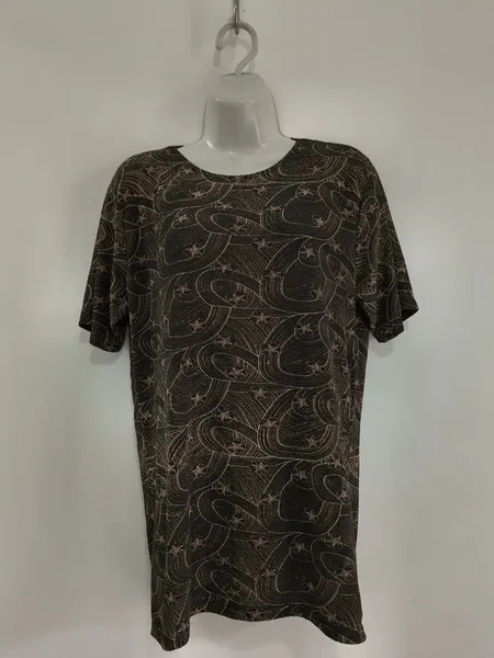 Blusa Feminina Com Estampa Abstrata - Tam. G