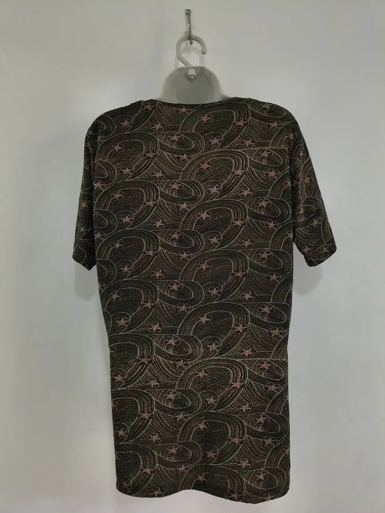 Blusa Feminina Com Estampa Abstrata - Tam. G