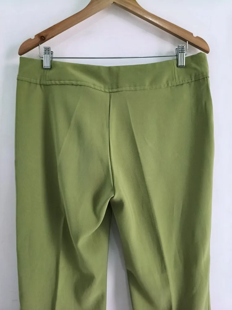 Calça Feminina de Alfaiataria Verde - Tam. 44
