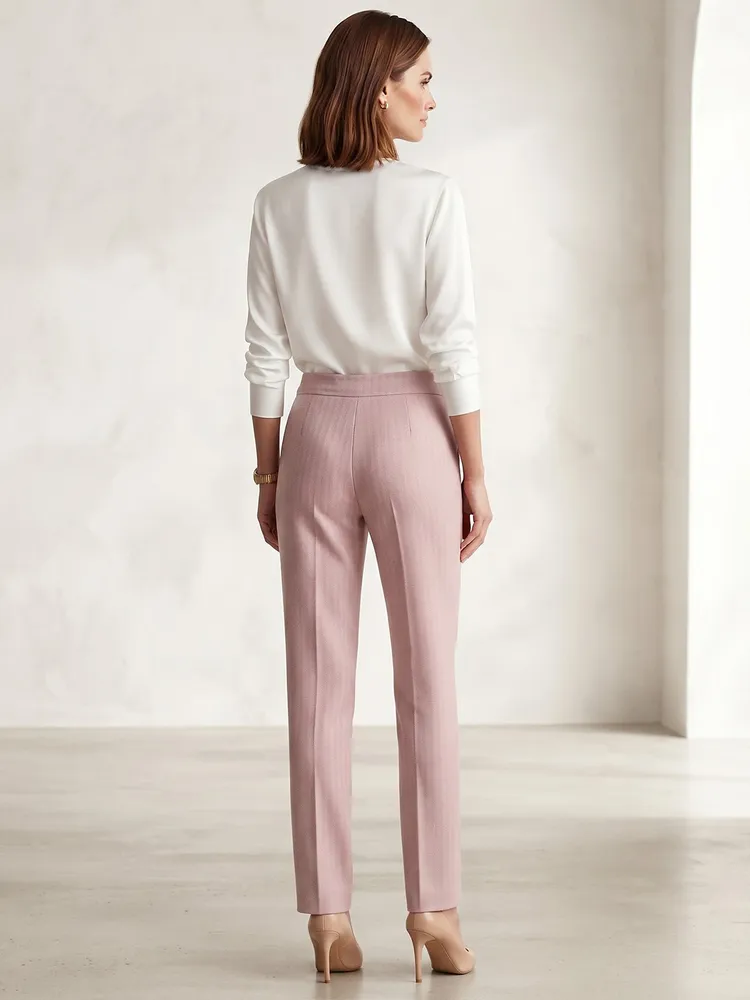 Calça de Alfaiataria Rosa da Barreds - Tam. 38