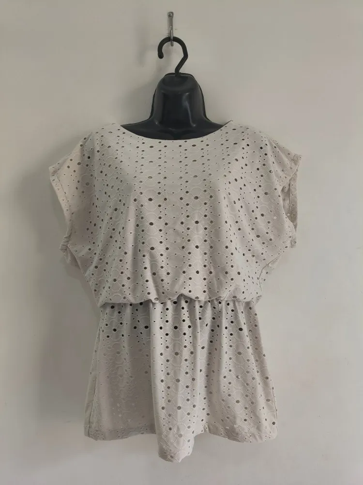 Blusa Feminina Laise Off White Importada - Tam. M