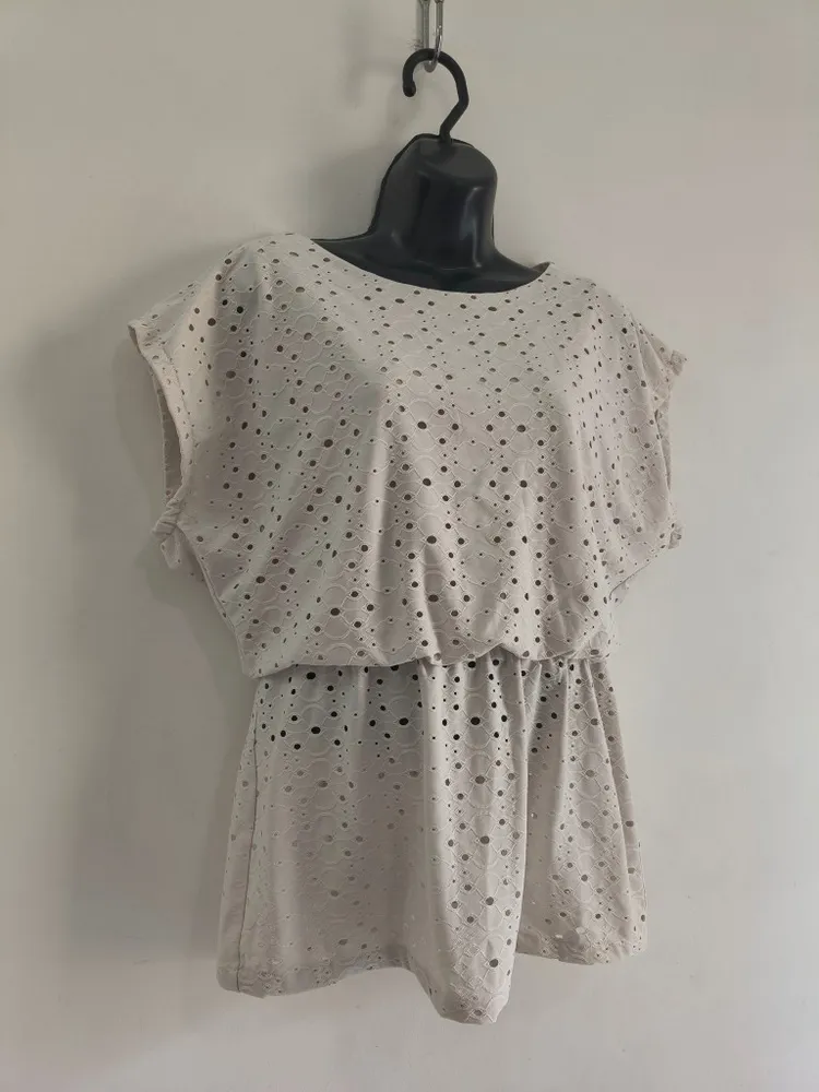 Blusa Feminina Laise Off White Importada - Tam. M