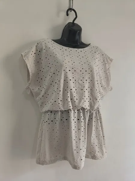 Blusa Feminina Laise Off White Importada - Tam. M