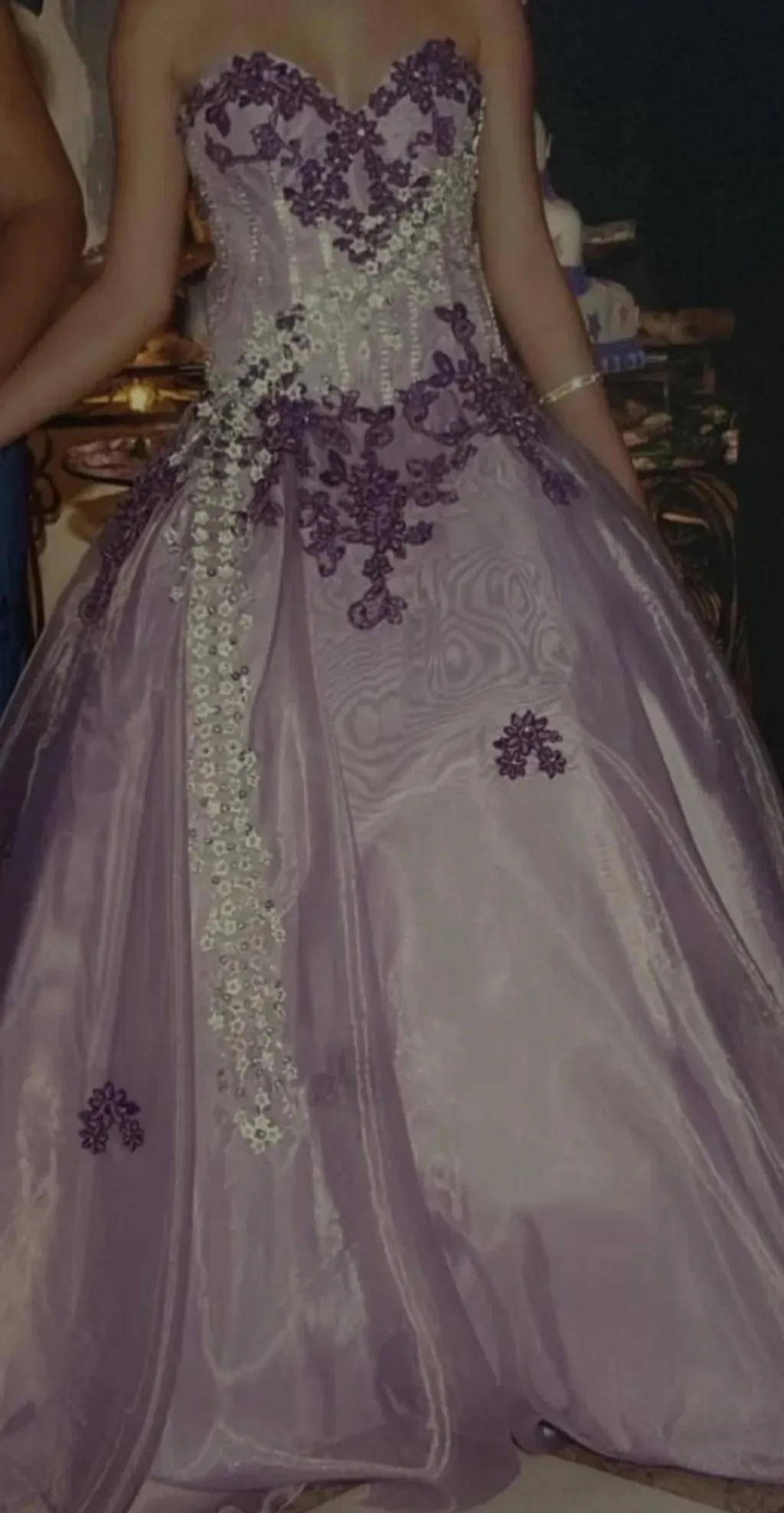 vestido 15 anos lilas