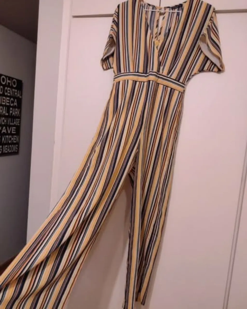 Macacão Amarelo Listrado da Cotton On