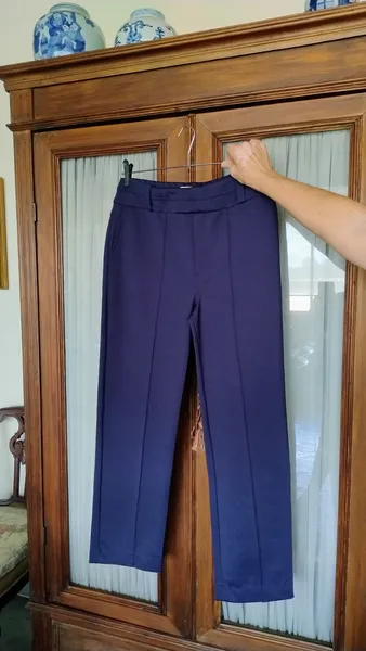 Calça Hidrogênio Alfaiataria Azul Marinho