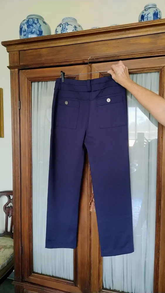 Calça Hidrogênio Alfaiataria Azul Marinho