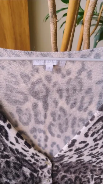 Cardigan Le Lis Blanc Animal Print e Floral