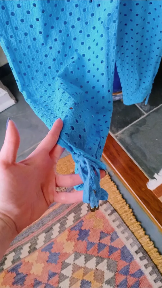 Calça Laise Turquesa da NV