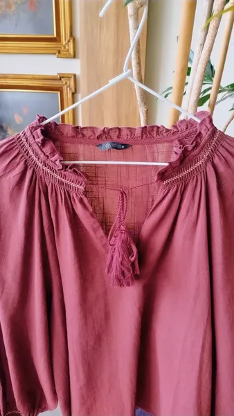 Bata Boho Vinho da Zara