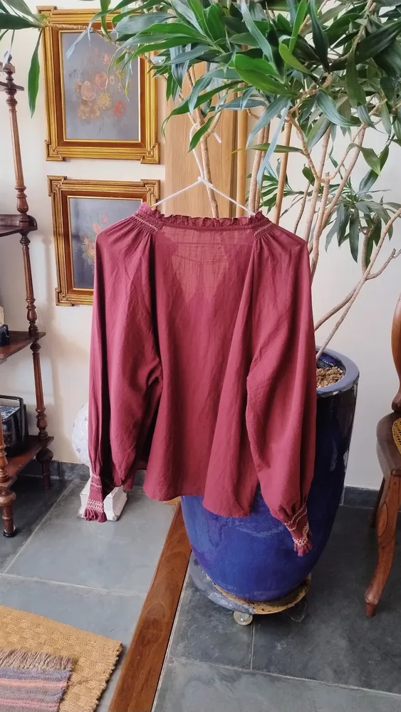 Bata Boho Vinho da Zara