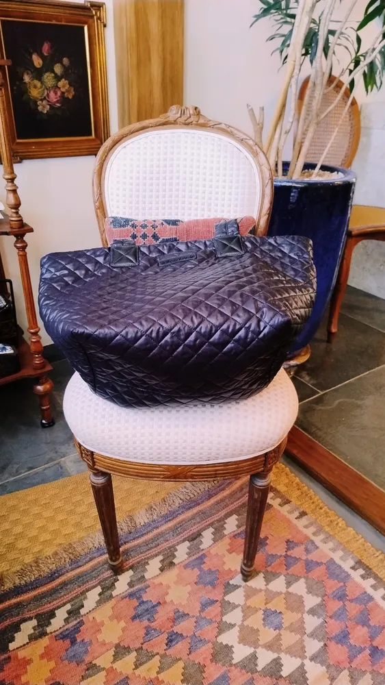 Bolsa Matelassê Preta de Nylon da Smartbag
