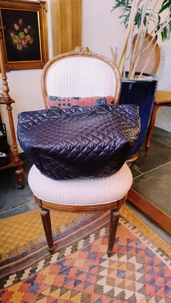 Bolsa Matelassê Preta de Nylon da Smartbag