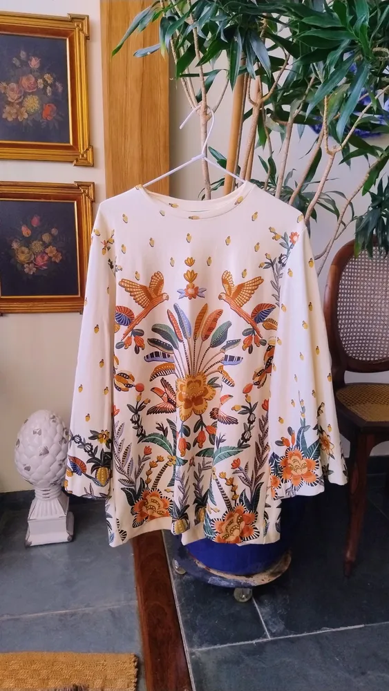 Vestido de Moletom Floresta Chic da Farm