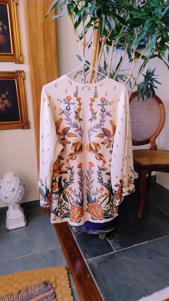Vestido de Moletom Floresta Chic da Farm