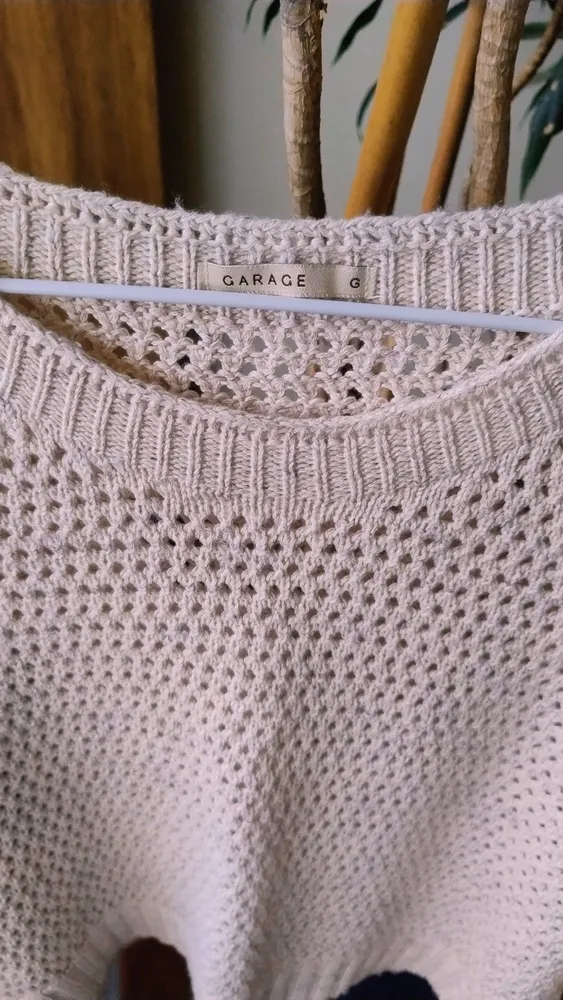 Regata de Tricot Areia da Garage