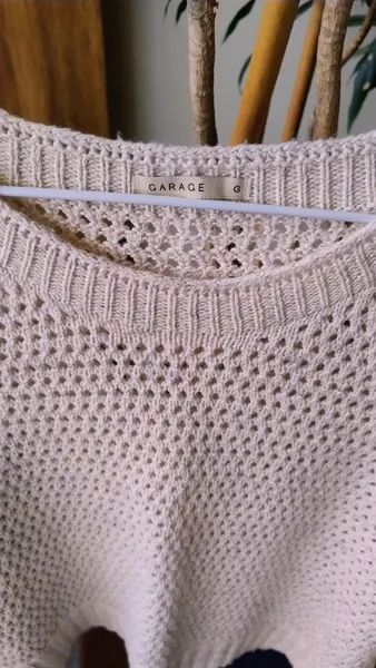 Regata de Tricot Areia da Garage
