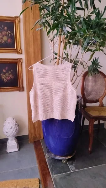 Regata de Tricot Areia da Garage
