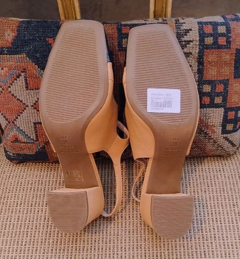 Sapato Mary Jane Slingback Bicolor Marrom e Preto da Lelive