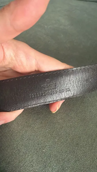 cinto gucci vintage marrom 110