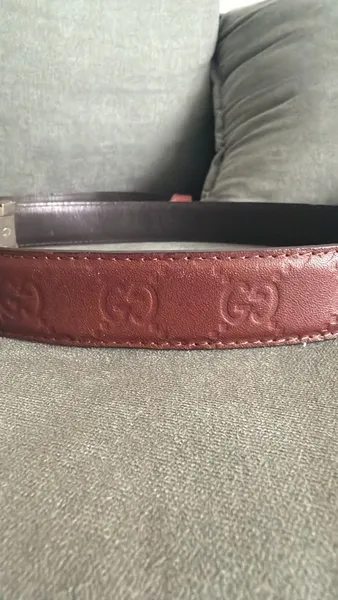 cinto gucci vintage marrom 110