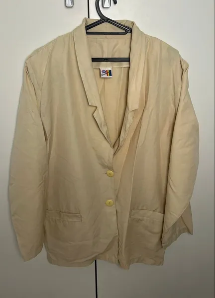 blazer bege cgc cea exclusive em perfeito estado anos 80 90